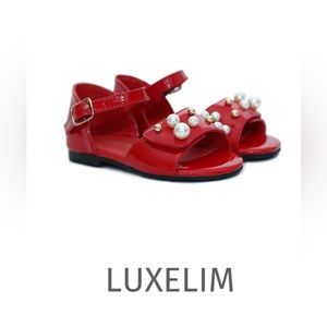 Luxelim sz 25 Emma red leather  Sandals